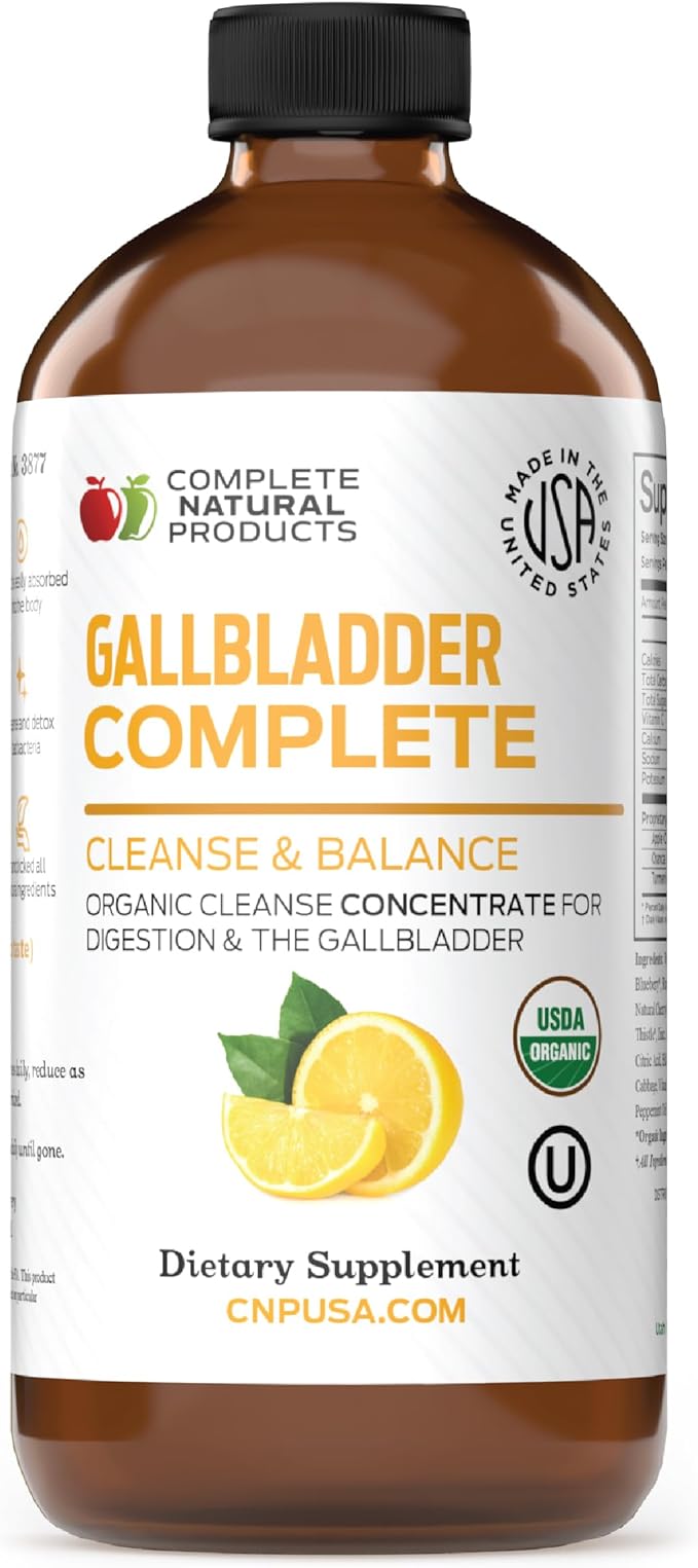 Kelp Powder 100 Capsules Gallbladder Complete 8oz Digestive Enzymes 100 Capsules Liver Complete 8oz &amp Uric Acid Complete 8oz Bundle