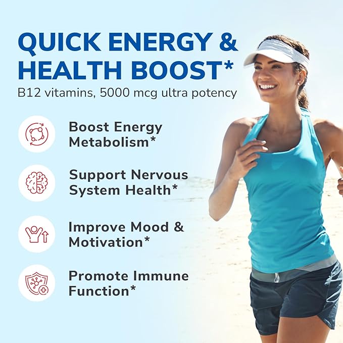 Akkermansia Muciniphila Probiotic 1 Billion TFU 30 Capsules &amp Vitamin B12 Sublingual 5000 mcg 90 Fast Dissolve Mini Tablets No Sugar