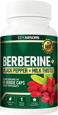 Gluten-Free Berberine 500mg 60 Veggie Capsule w/LA-3 AMPK Metabolic Activator
