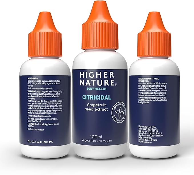 Higher Nature Citricidal 100ml (Packaging May Vary)