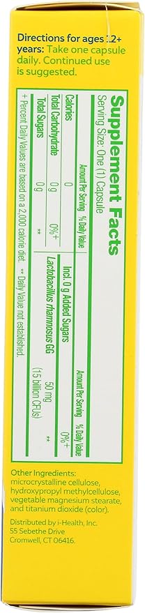Culturelle Health &amp Wellness Probiotic Vegetarian Capsules 30 ea