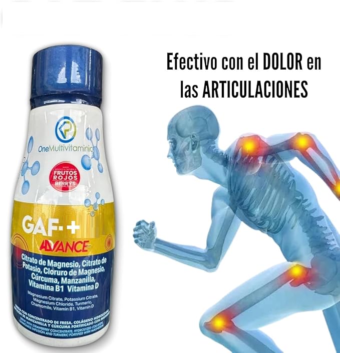 Gaf + Formula avanzada - Multivitamin 10.14 Fl Oz 300ML Red Fruit Flavor