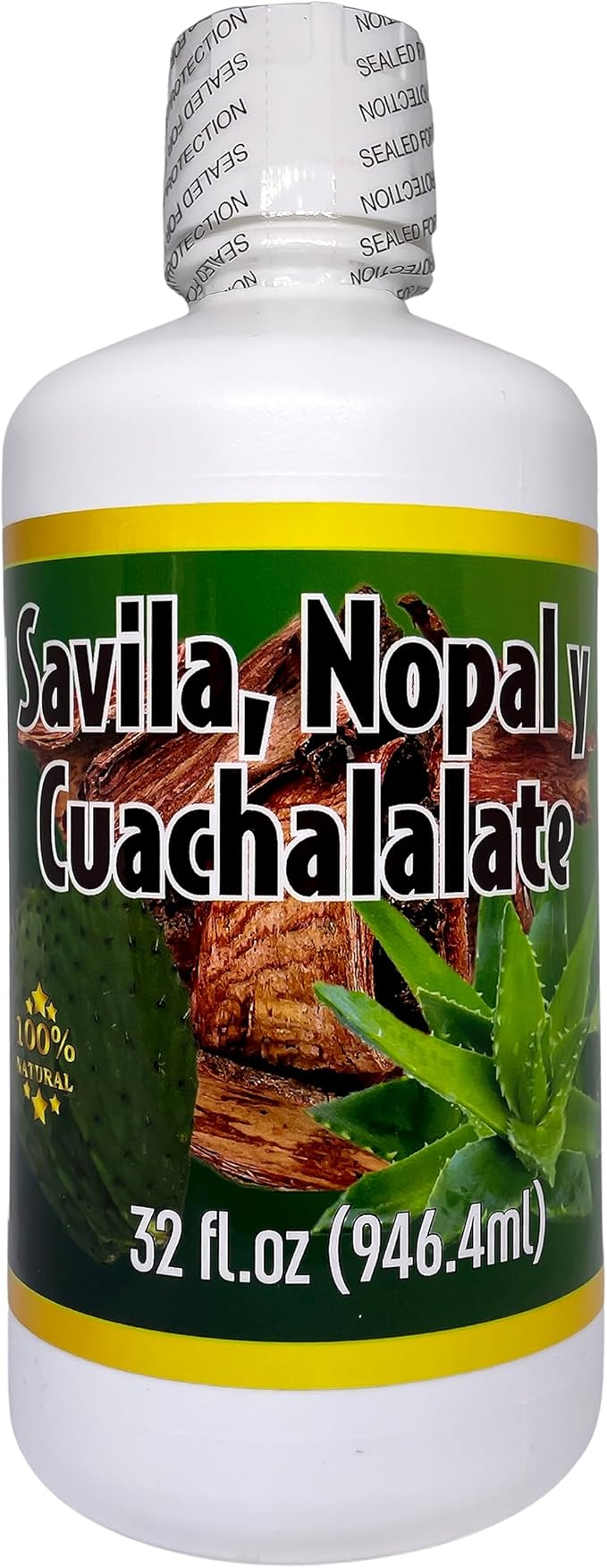 Savila Nopal Cuachalalate Liquid Dietary Supplement 32 floz