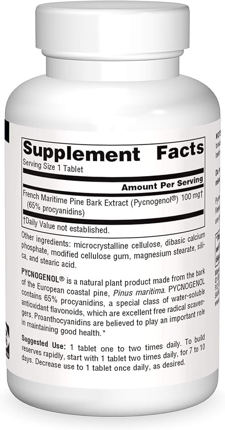 Source Naturals Pycnogenol Proanthocyanidin Complex 100 mg - 120 Tablets