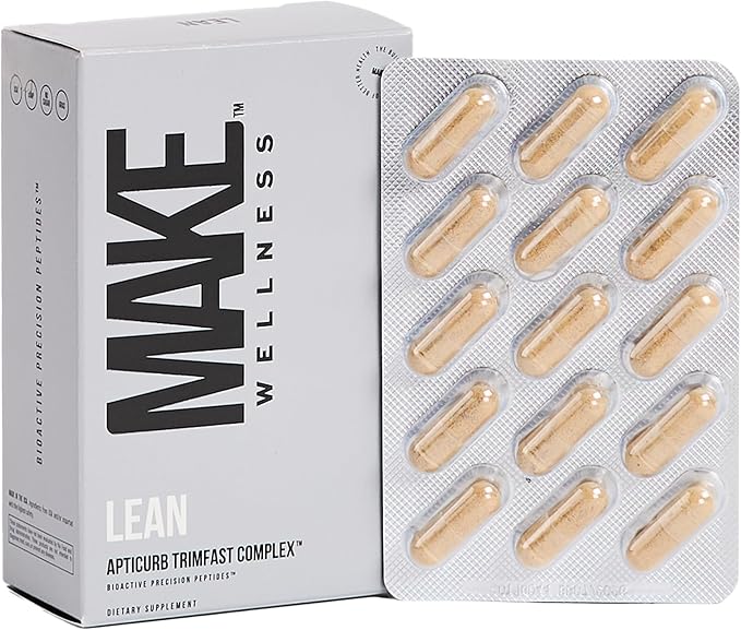 Lean Peptide Supplement | Supports Overall Wellness Normal Muscle Health &amp Active Lifestyles | Bioactive Peptide Blend | Clean Non-GMO Formula | 30 Servings for Daily Nutrition