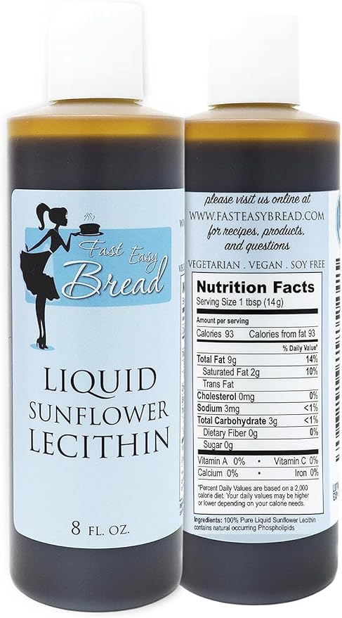 Fast Easy Bread Pure Sunflower Lecithin Liquid Food Grade For Baking and Cooking