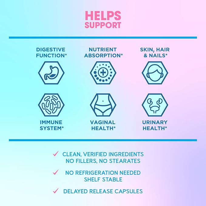 BioEmblem Beauty Probiotics for Women 35 Billion CFU 14 Strains with Biotin Collagen Prebiotics for Digestive Health Hair Skin and Nails Vaginal Probiotics Supplement Shelf Stable 30 Caps