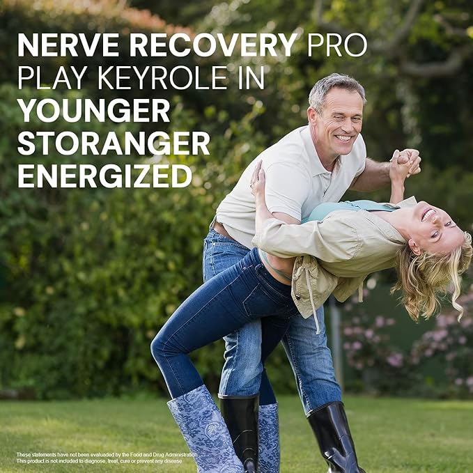 Nerve Recovery Pro – Nerve Support Supplement with Alpha Lipoic Acid Turmeric &amp Acetyl-L-Carnitine – Supports Healthy Nerve Function Circulation &amp Blood Flow – 30 Capsules - 2 Pack