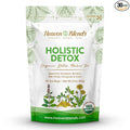 Heaven Blends Organic Holistic Detox Tea – Spearmint Dandelion Burdock Milk Thistle Seed Fenugreek &amp Yellowdock Root – sugar free caffeine free and gluten free. 30 Sachet