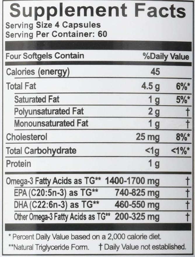 Fish Oil Capsules Omega Sufficiency by Innate Choice Strawberry Lime 240 Capsules