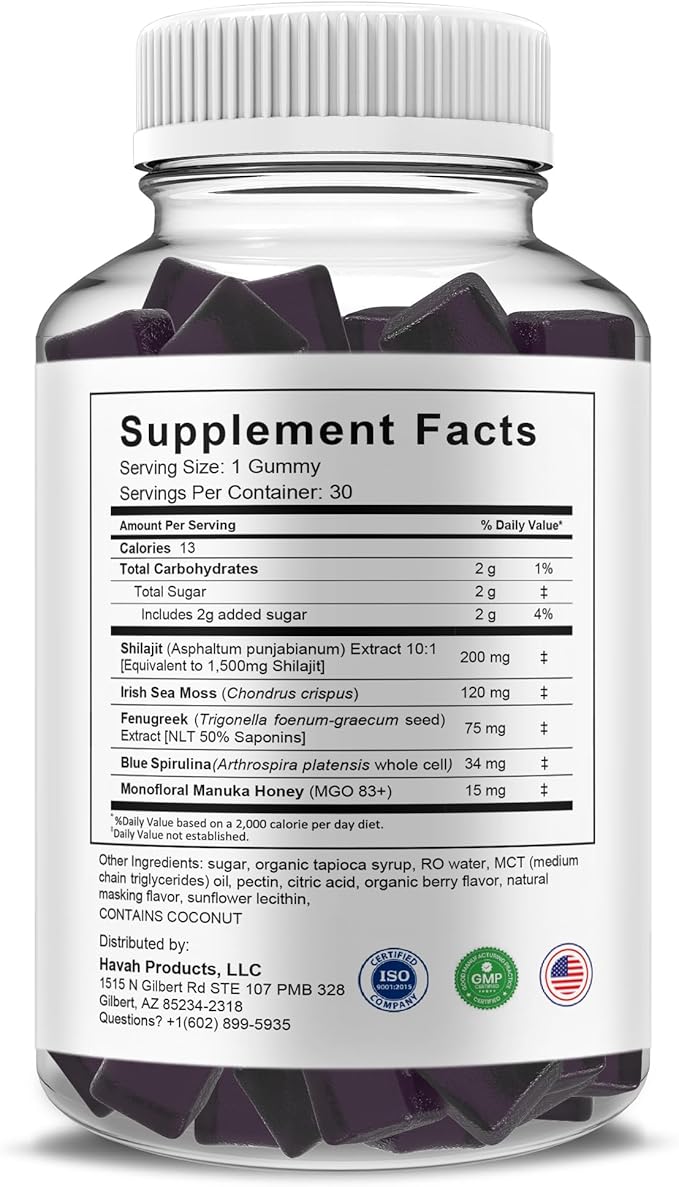 BLUE VIBE Insta Surge XL Performance Gummies InstaSurgeXL Advanced Overall Health and Daily Natural Performance Formula Supplement InstaSurge XL Maximum Support (3 Pack - 90 Gummies)