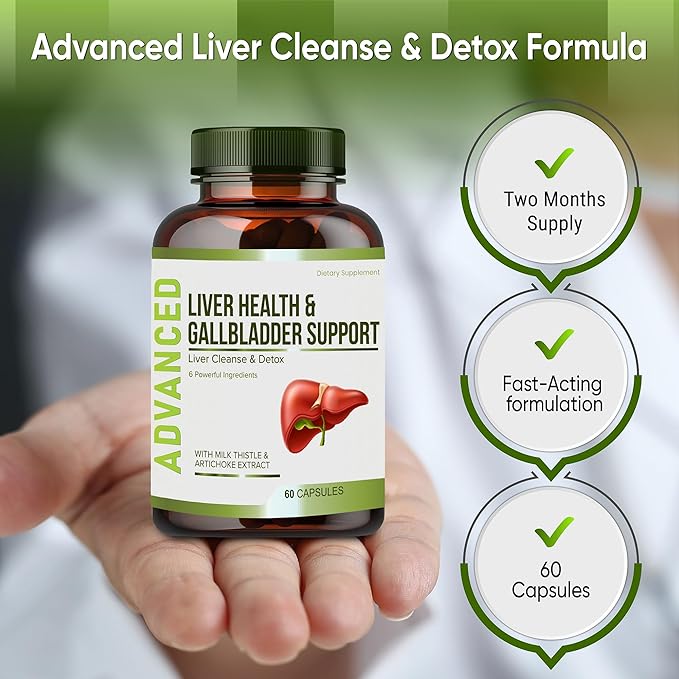 NutraPro Liver Health Formula and Gallbladder Support-Liver Cleanse Detox &amp Repair to Support Liver Renew