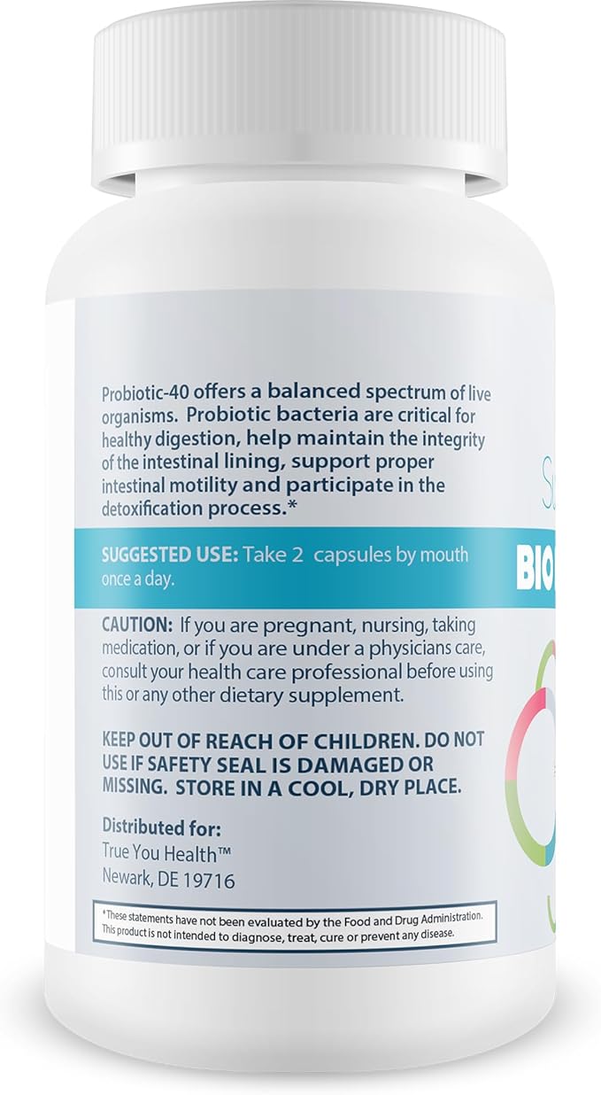 Sugar Bump Bio Probiotic - Blood Health Probiotics - Supports Healthy Blood S Balance Already in the Normal Range - Immune Support - 40 Billion CFUs - Probiotics for Blood Health Support