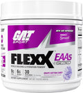 GAT SPORT FLEXX EAAs – New &amp Improved 9g EAAs + Ashwagandha | Muscle Recovery &amp Hydration | 3rd Party Tested | 30 Servings (Grape Cotton Candy)