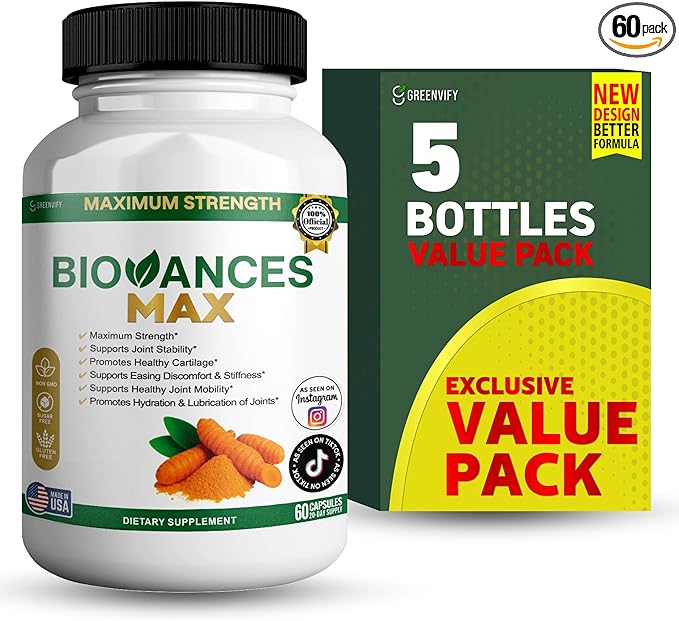 Bioances Max Joint Support Supplement Glucosamine (5)