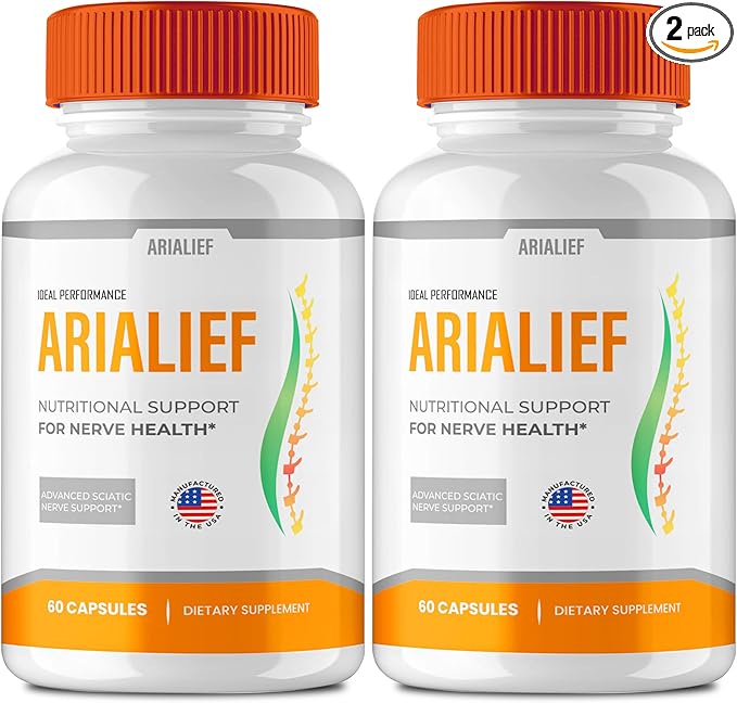 Arialief Brain Supplements for Memory and Focus Capsules Aria LIEF Advanced Formula Brain Health Support Pills Maximum Strength Nootropics Arialief All Natural Support Pills Reviews (2 Pack)
