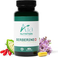 Berberine Plus – Triple Action Metabolic Support with 97% Pure Berberine HCL 1000mg Daily Serving – Activates AMPK for Glucose Metabolism Energy &amp Digestive Support – 60 Vegan Capsules