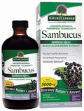 Nature's Answer Sambucus Original 12000 mg 8 oz - Alcohol-Free Liquid Black Elderberry Dietary Supplement - Daily Immune Support - Packed with Antioxidants - Gluten-Free Vegan