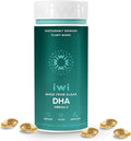 Iwi DHA Omega-3 60 Softgels (30 Servings) Plant-Based Algae Omega 3 Brain Eyes &amp Nervous System Support Dietary Supplement Krill &amp Fish Oil Alternative No Fishy Aftertaste