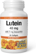 Natural Factors Lutein 40 mg Antioxidant Support for Healthy Eyes and Skin with Zeaxanthin 60 Softgels