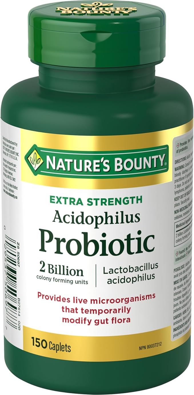 Nature's Bounty Acidophilus Probiotic 2 Billion 150 caplets