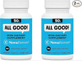 NovaFerrum All Good | Iron Capsule Supplements for Adults | Anemia | 50mg of Iron | 90 Servings | Sugar Free | Vegan | Gluten Free (Pack of 2)