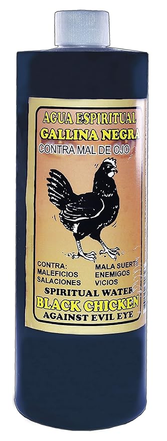 Mistic 3 Bottles Black Chicken Spiritual Water-GALLINA Negra AGUA ESPIRITUAL 16 OZ.-Magick Pagan
