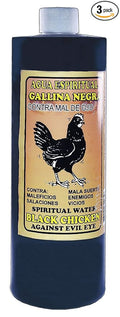 Mistic 3 Bottles Black Chicken Spiritual Water-GALLINA Negra AGUA ESPIRITUAL 16 OZ.-Magick Pagan