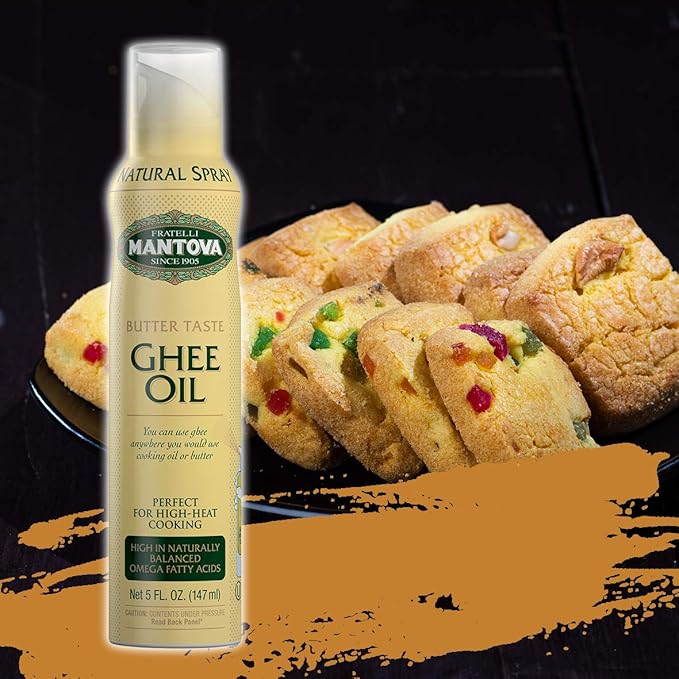 Mantova Keto Spray Oil Set (Avocado Ghee Coconut MCT Oil) Pack of 3