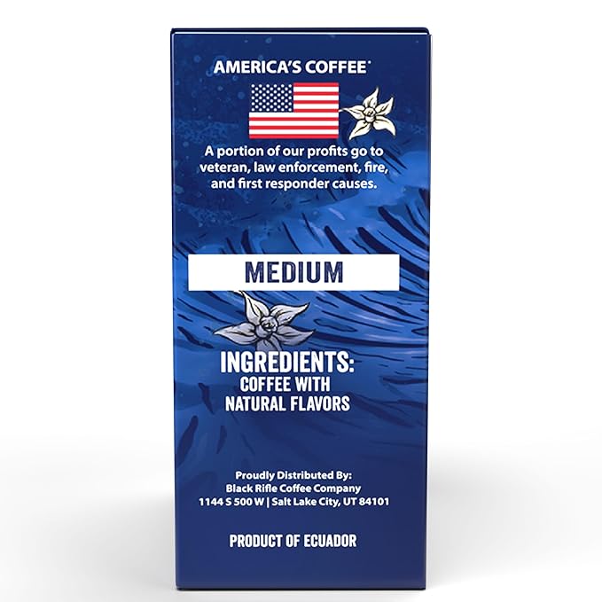 Black Rifle Coffee Company Instant Coffee Sticks - Roasted Blend Made from Pure Arabica Beans - Colombian &amp Brazilian Beans - Veteran Founded &amp American Made (Vanilla Bomb 48 Count)
