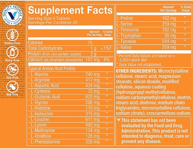 The Vitamin Shoppe Amino Complex 100 Tablets (100 Tablets)