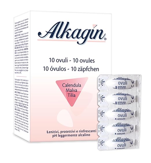 Alkagin 10 Eggs Protective Refreshing and Soothing pH slightly alkaline