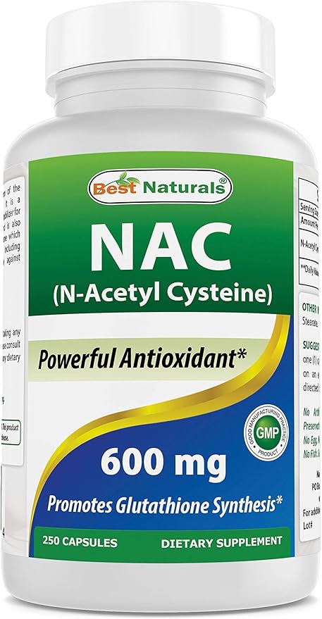 Best Naturals 5-HTP (5-hydroxytryptophan) 100 mg &amp NAC - N Acetyl Cysteine 600 mg