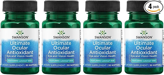Swanson Ultimate Ocular Antioxidant - Featuring Lutemax 2020 30 Sgels (4 Pack)