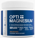 Opti + Triple Magnesium Complex Supplement | Brain Sleep Relaxation Support* | Magnesium L-Threonate Glycinate &amp Acetyl Taurate Blend | Made in USA | 90 Capsules/30 Servings