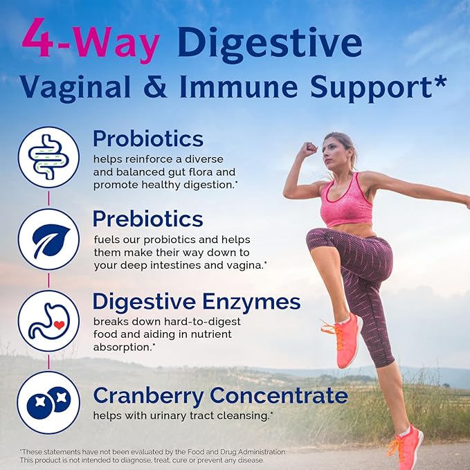Innate Vitality Calcium 1200mg with D3 &amp K2 + Women's Probiotics 120B CFU Bundle | Bone Density &amp Feminine Flora Support with Cranberry Digestive Enzymes &amp pH Balance