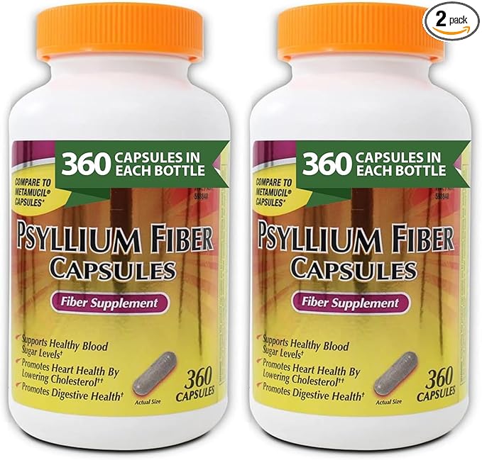 KS Signature Fiber Capsules 2 Pack (360 Capsules Each)