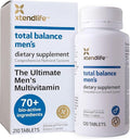 Xtendlife Total Balance Men's Multivitamin for Immune Heart Digestive &amp Cellular Health - Daily Support - 70+ Nutrients &amp Minerals - 30 Day Supply