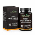 Black Label Super Omega 3 Fish Oil 2000mg High Potency 800mg EPA &amp 600mg DHA per Serving Triple Strength Heart &amp Brain Health Support Burpless Citrus Softgels Non-GMO 60 Count