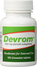 Devrom Tablets Bottle of 100 Tabletsnew and old package alternate