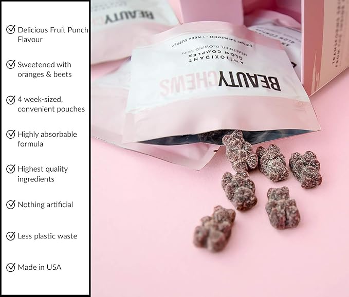 Astaxanthin and Vitamin E Gummies - Collagen Boosting Antioxidant Gummy Bear Supplement for Immune Support Anti-Aging Skincare Vitamins for Glowing Skin and Hair