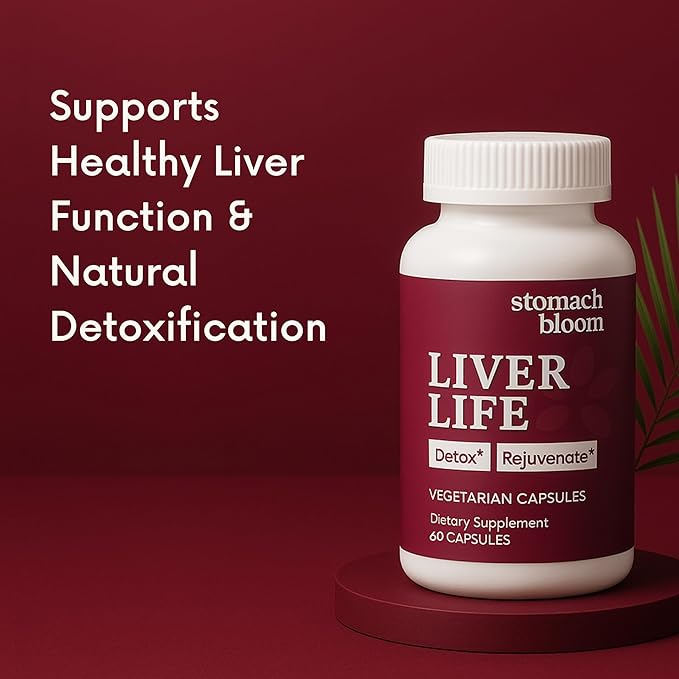 Liver Detox &amp Cleanse | Herbal Liver Support | Liver Supplement Includes Bitter Melon Ginger Methi Vitamin D3 Magnesium &amp More | Premium Liver Cleanse for Men &amp Women | 60 Ct