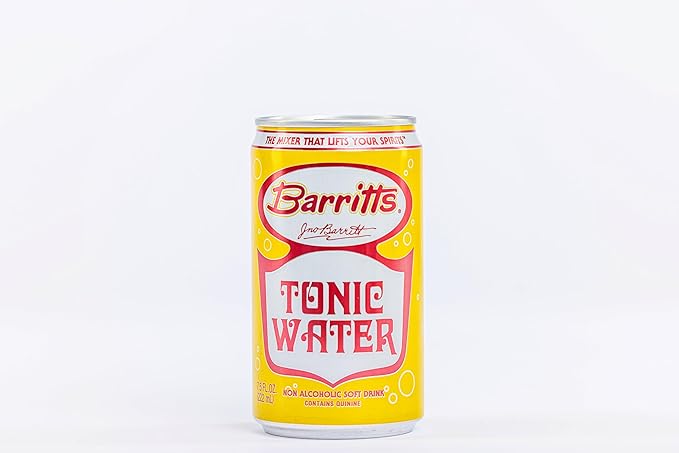 Barritt's Mixers - Tonic Water Non-Alcoholic Soda Cocktail Mixer 7.5 fl oz Cans 24 Pack Mini
