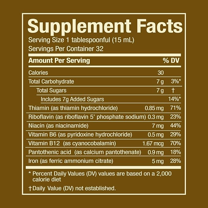 Energy Support Supplement Natural Ingredients with B Vitamins Boosts and Supports Metabolism and Immunity Promotes Better Health and Energy Levels 16 FL Oz (2)
