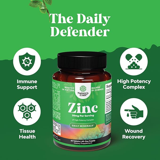 Bundle of Pure Quercetin with Bromelain Supplement + 500mg Capsules for Immune Support &amp Breathing and Zinc 50mg - Enhance Hair Skin and Nails - Easy to Swallow Potent Daily Tablets for Adults