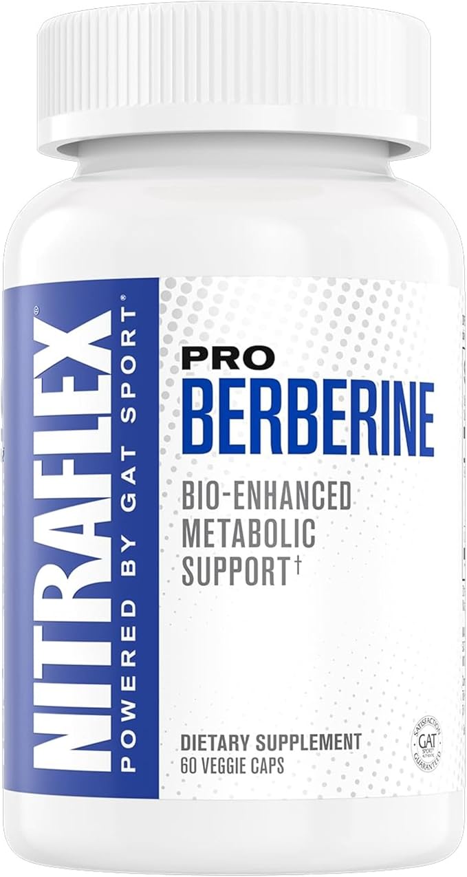 GAT SPORT Pro Berberine Berbevis Ceylon Cinnamon Extract for Men and Woman 60 Servings