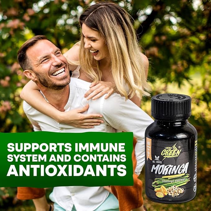 Moringa Seed Oil Softgels 100% Pure Cold-Pressed from Moringa Oleifera Seeds Vegan Non-GMO Natural Antioxidant Superfood 1000mg per Serving – 100 Capsules by Amazon Andes