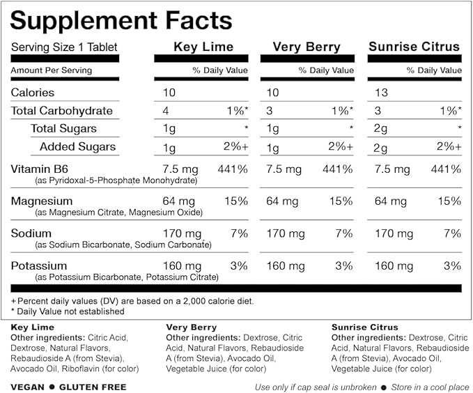 Sunrise Citrus All Natural Hydration Health Supplement 3 Pack