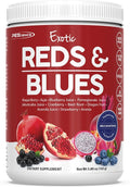 PEScience Exotic Reds &amp Blues Red Superfoods Powder with Myo-Inositol Beet Root Powder Pomegranate and Acai Extract Freeze-Dried Antioxidant Fruit Blend 30 Servings