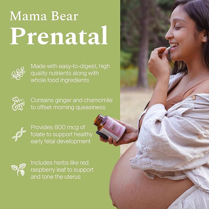 SPRIGS Prenatal Vitamins for Women with Folate Iron Vitamin B12 &amp A and Minerals | Prenatal Supplement for Conception Pregnancy Nursing | Easy Digest Capsules for Womens Health Support - 120 Count